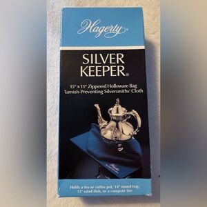 Silver Keeper Zippered Holloware Bag NWT